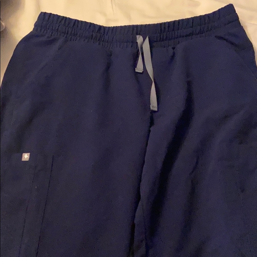 Figs Navy Scrub Bottoms